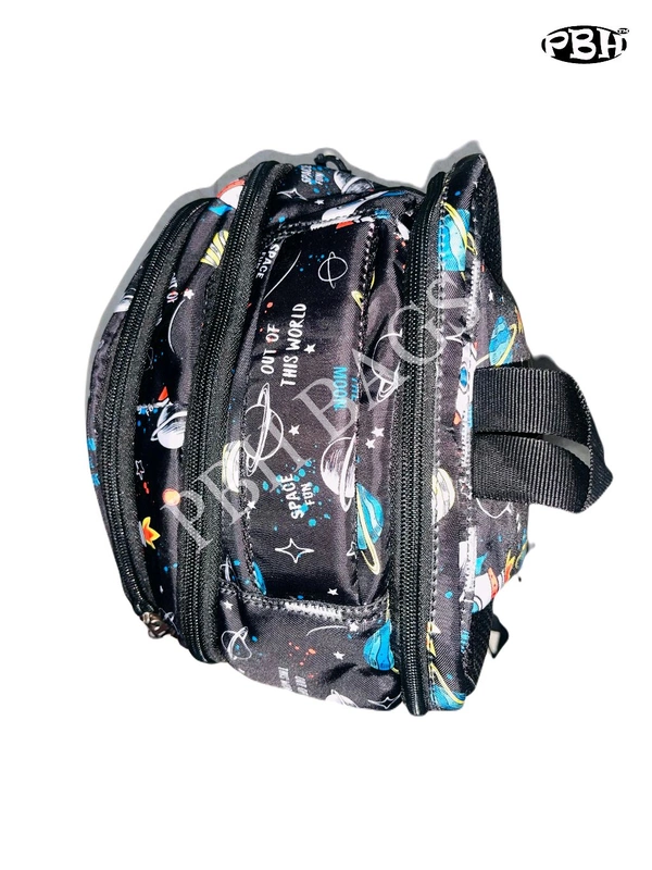 Pbh P028 Print Backpack - Black, 18*14*5