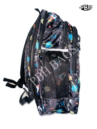 Pbh P028 Print Backpack - Black, 20*14*7