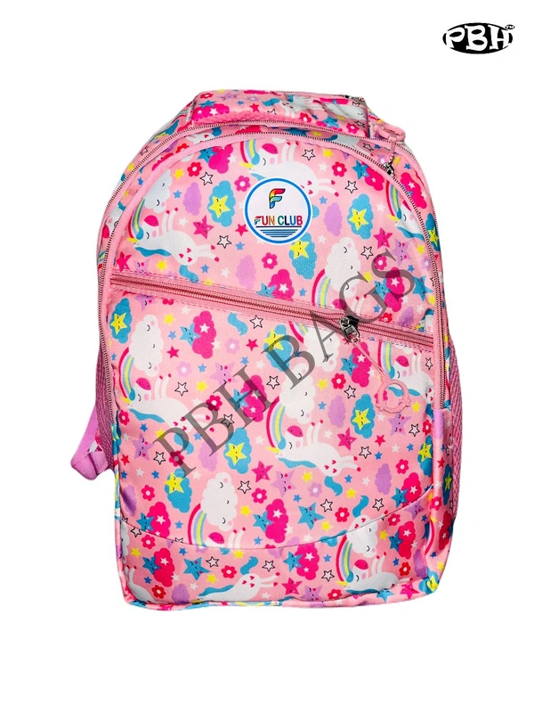 Pbh P028 Print Backpack - Blush Pink, 20*14*7