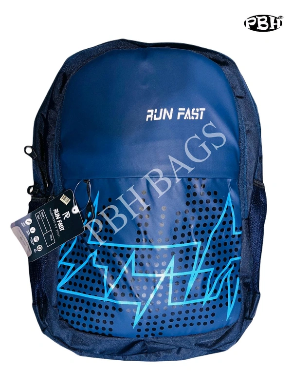 Run Fast PBH P032 Soft Backpack - Navy Blue, 18*14*6