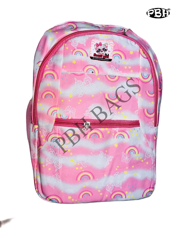 Pbh PBH P033 Print Backpack - Pink Lace, 18*14*6