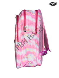 Pbh PBH P033 Print Backpack - Pink Lace, 18*14*6