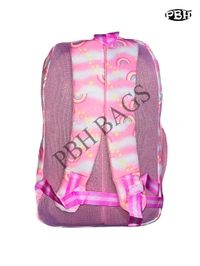 Pbh PBH P033 Print Backpack - Pink Lace, 18*14*6