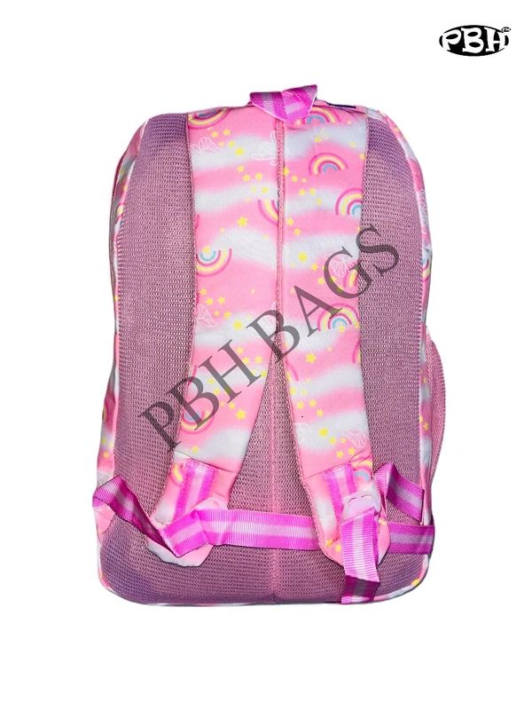 Pbh PBH P033 Print Backpack - Pink Lace, 18*14*6