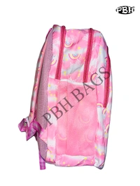 Pbh PBH P033 Print Backpack - Pink Lace, 18*14*6