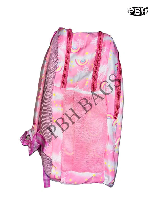 Pbh PBH P033 Print Backpack - Pink Lace, 18*14*6