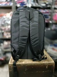 American Tourister Pbh AT P041 LAPTOP 18*14*6 SOFT POLYSTER WITH INNER POCKET LOWER PADDED BACKPACK - Black, 18*14*6