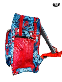 Pbh P043 Small Print Backpack - Bondi Blue, 14*12*5