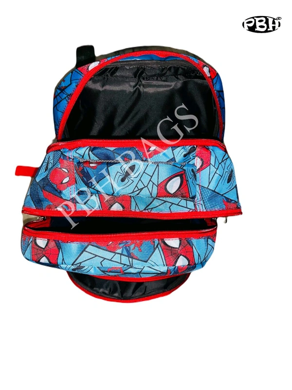 Pbh P043 Small Print Backpack - Bondi Blue, 14*12*5