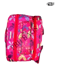 Pbh P043 Small Print Backpack - Magenta / Fuchsia, 14*12*5