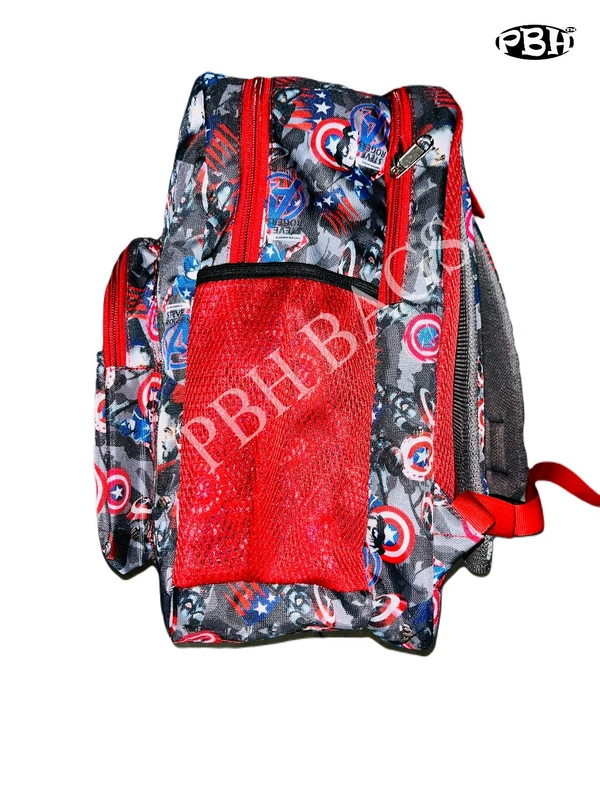 Pbh P043 Small Print Backpack - Gray, 14*12*5