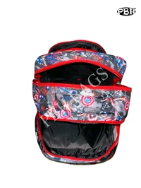 Pbh P043 Small Print Backpack - Gray, 14*12*5