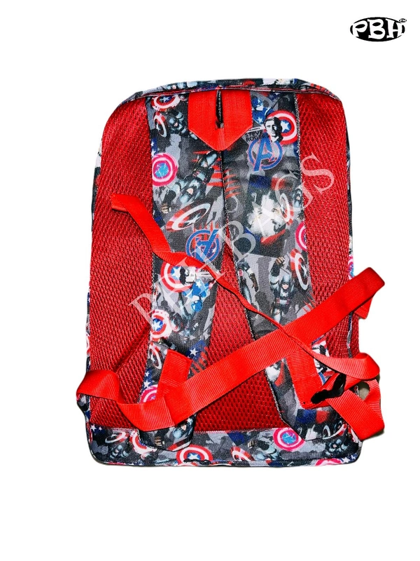 Pbh P043 Small Print Backpack - Gray, 14*12*5