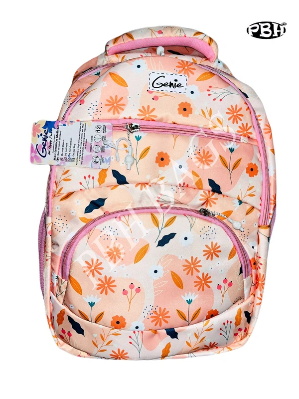 Pbh PBH P059 Print Backpack - 18*15*8, Golden Tainoi