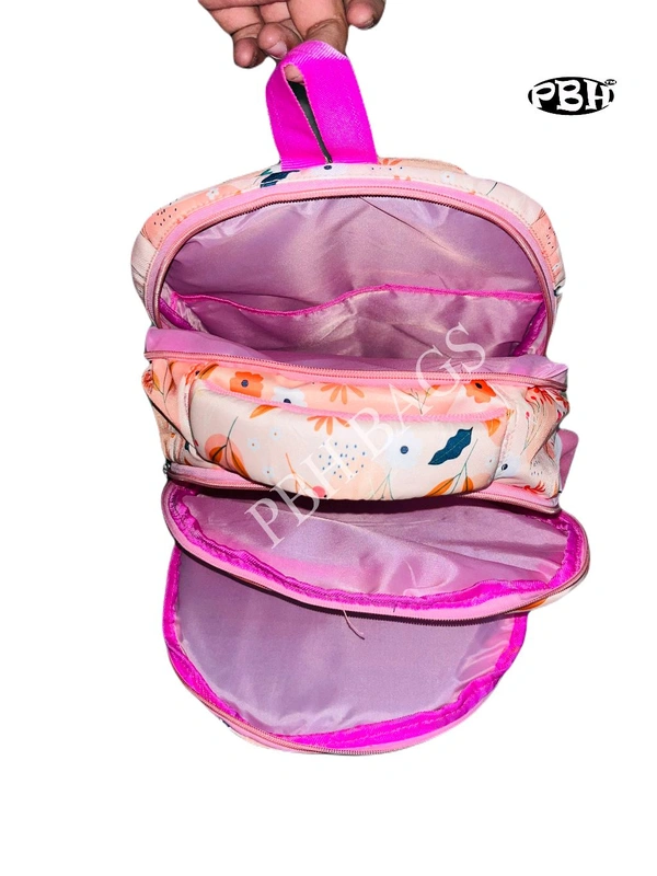 Pbh PBH P059 Print Backpack - 18*15*8, Golden Tainoi