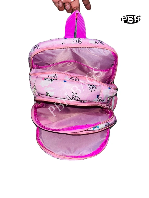 Pbh PBH P059 Print Backpack - 18*15*8, Lavender Rose