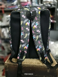 PBH P075 SCHOOL PRINTED BACKPACK - 18*14*7, Black