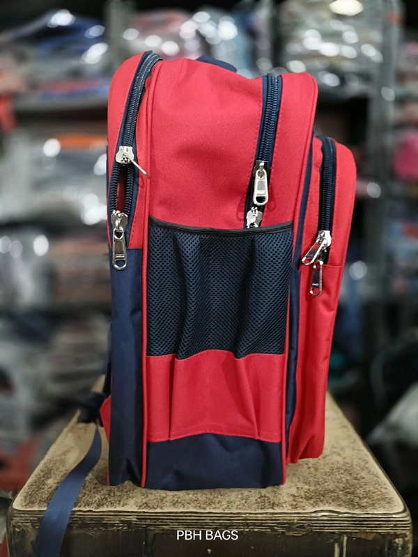 Pbh PBH P079 Heavy 18*14*8 Backpack - 18*14*8, Red