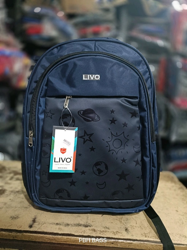 Livo PBH P081 18*14*7 Heavy Laptop Lower Padded Backpack - Ultramarine, 18*14*7
