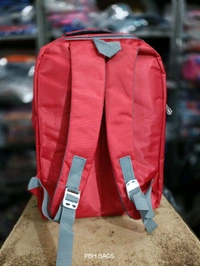American Tourister PBH P099  18*14*6 LAPTOP POCKET BACKPACK - Red, 18*14*6