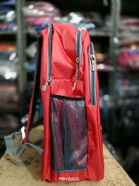American Tourister PBH P099  18*14*6 LAPTOP POCKET BACKPACK - Red, 18*14*6