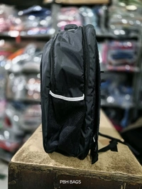 WILDCRAFT PBH P0106 LOWER PADDED LAPTOP POCKET SOFT 18*14*7 BACKPACK - 18*14*7, Black