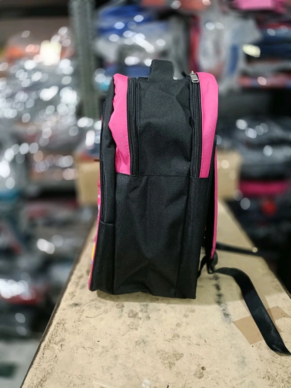 PBH P031 14*12*6 Inches Small Backpack - 14*12*6, Magenta Black