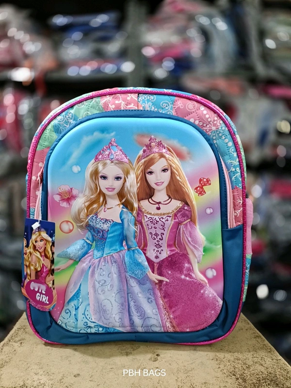 PBH P0120 - 1 16*14*7 Large Picture Shell Backpack - 16*14*7, Cornflower Blue