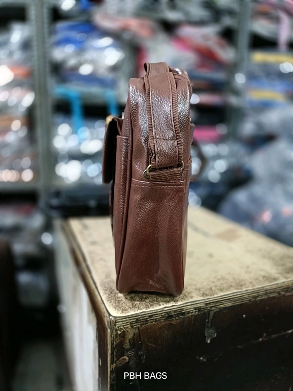 Pbh P0139 18-16-6 Fully Padded Reakson Laptop Bags - Brown, 18-16-6 Inches