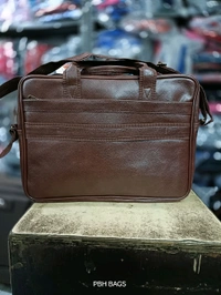 Pbh P0139 18-16-6 Fully Padded Reakson Laptop Bags - Brown, 18-16-6 Inches
