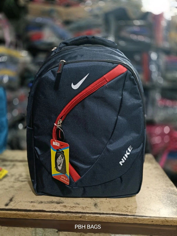 Nike Pbh P146 18*14*7 Laptop Lower Padded Backpack - Navy Blue, 18*14*7