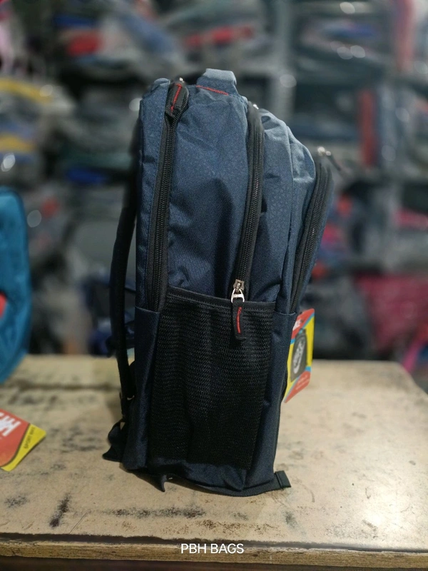 Nike Pbh P146 18*14*7 Laptop Lower Padded Backpack - Navy Blue, 18*14*7