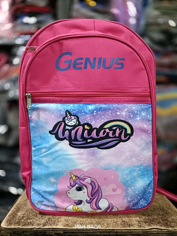 Pbh P171 18*14*7 Pink School Bags - Pink Flamingo, 18*14*7