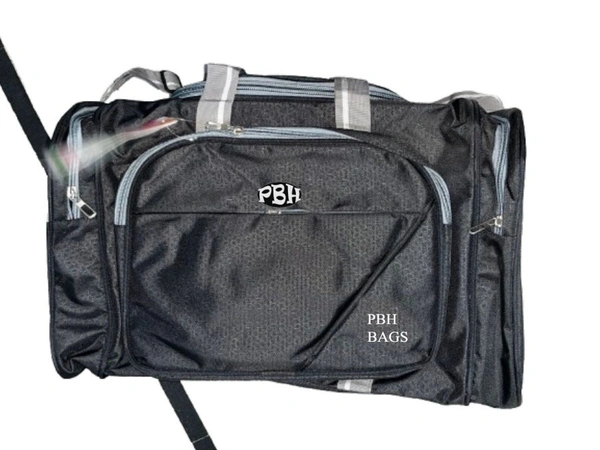 PBH P112 SOFT HEAVY QUALITY TRAVEL BAGS  - 22*12*14, Black