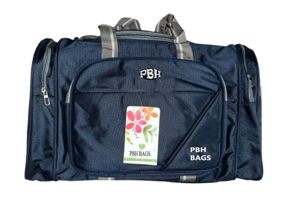 PBH P112 SOFT HEAVY QUALITY TRAVEL BAGS  - 22*12*14, Navy Blue