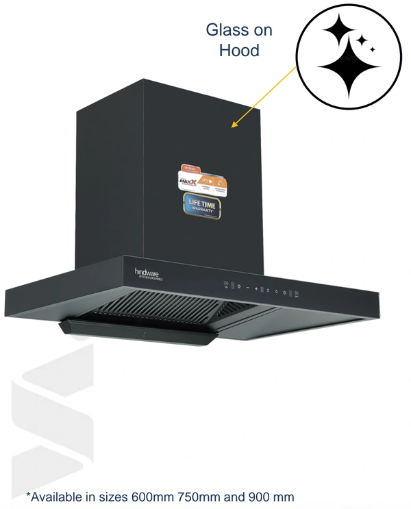Hindware HINDWARE ALICIA HMS 75 - Black, 90cm, FREE INSTALLATION