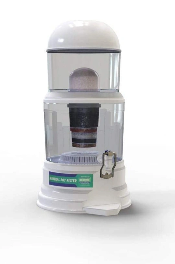 Eco Crystal Pot Filter 16 L 8 Stage Water Purifier  - White