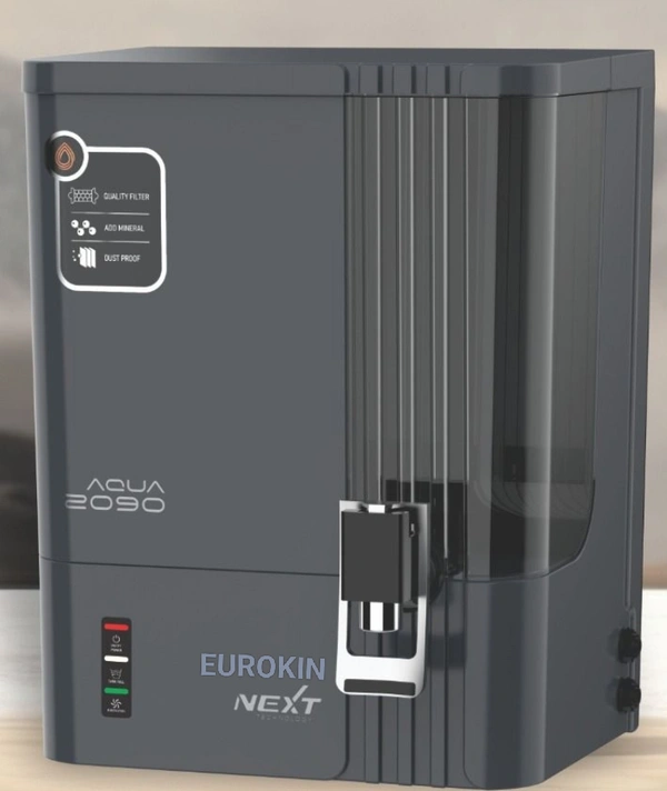 Eurokin E.Max Nxt Cooper  - Black, RO UV UF TDS ALKALINE MINERAL