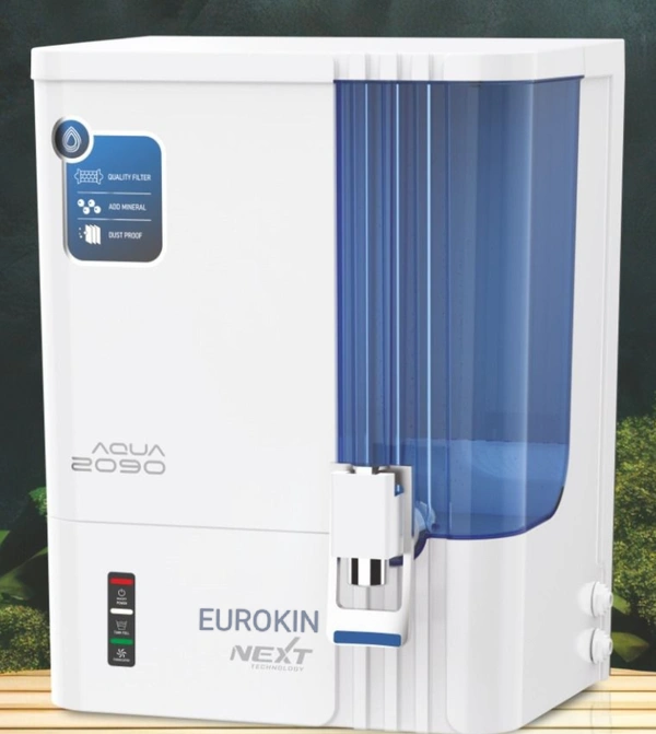 Eurokin E.Max Nxt Cooper  - RO UV UF TDS ALKALINE MINERAL, White