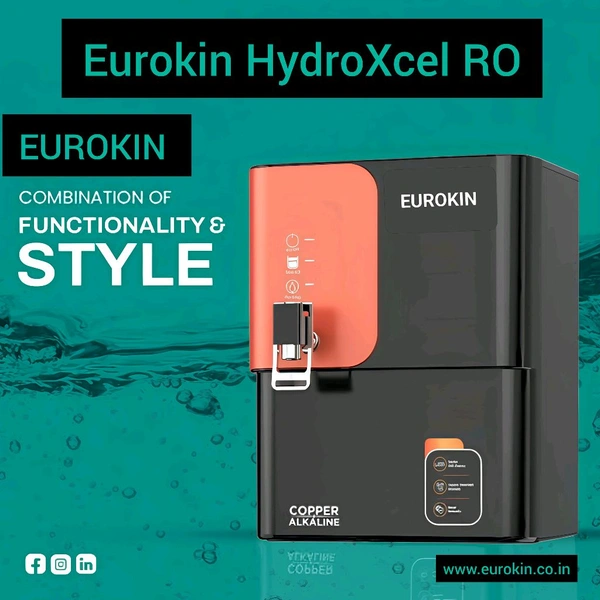 Eurokin HydroXcel RO - Black, 403×283×495 MM