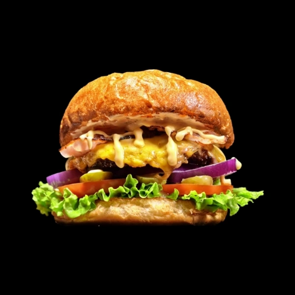 CHICKEN BURGER ( WITH CHEESE )