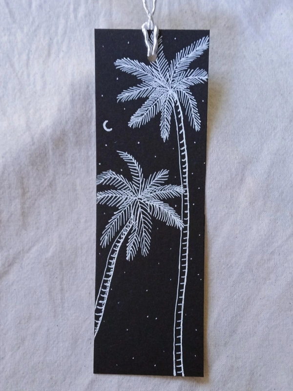 Art Black BookMarks - E, 2 × 6 inch