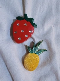Fruits Clay Magnet - Fineapple