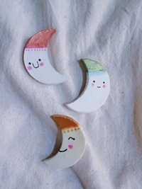 Moon Cute Magnet - D