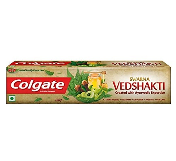 Colgate Vedshakti  Toothpaste,140g(Free With Toothbrush)