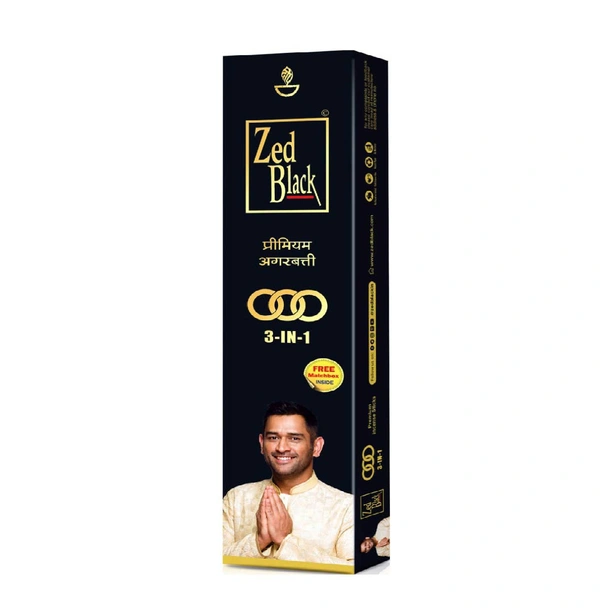 Zed Black Agarbatti,100g