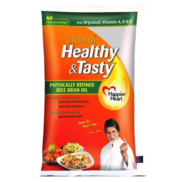 Emami Health & Taste Rice Bran Oil,1L 
