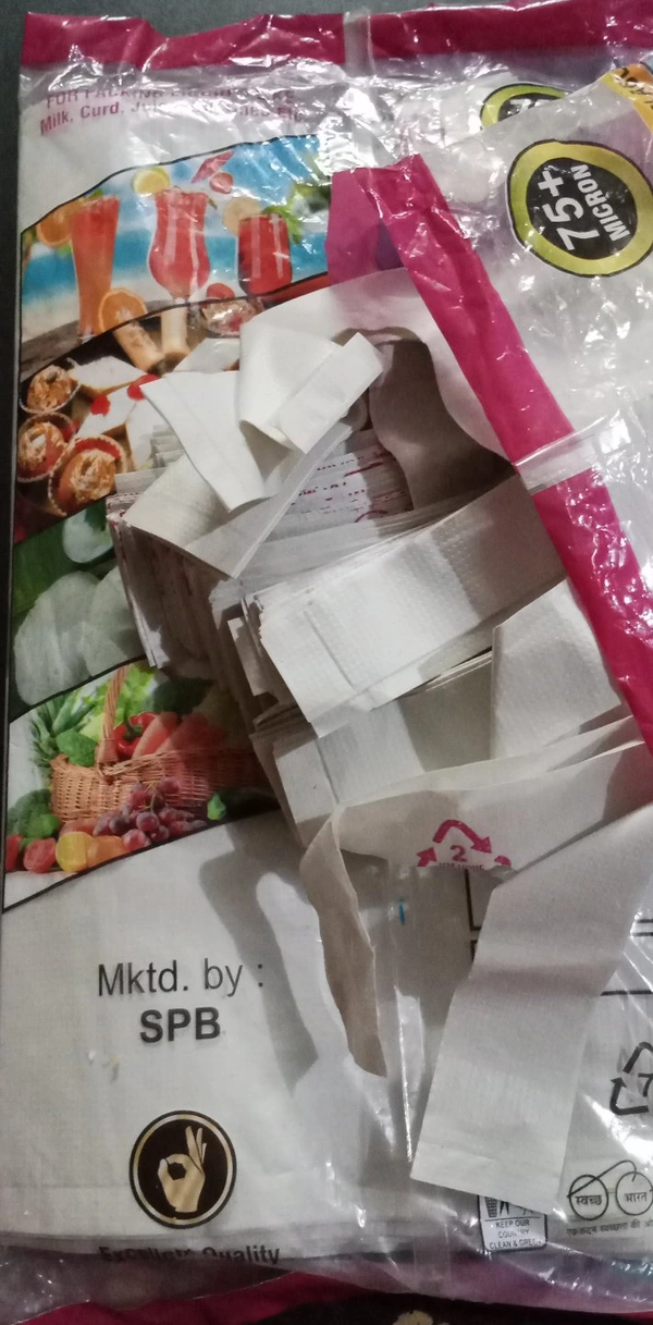 75 Micron 10kg Poly Bag 