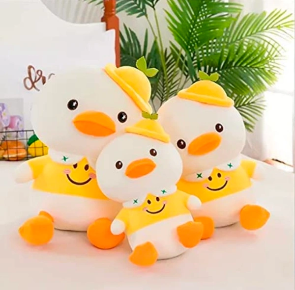 Chubby Plush Duck Toys Doll Cute Yellow Duck Doll Soft Stuffed Duck Animal Toys for Children Kids Birthday Gifts Baby Doll (35 cm) - Yellow, 35cm