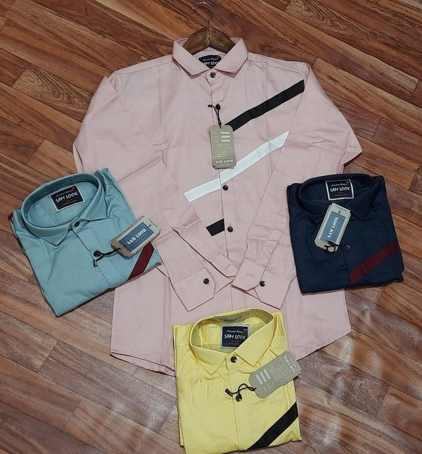 Fancy Shirt - sky-blue, XL